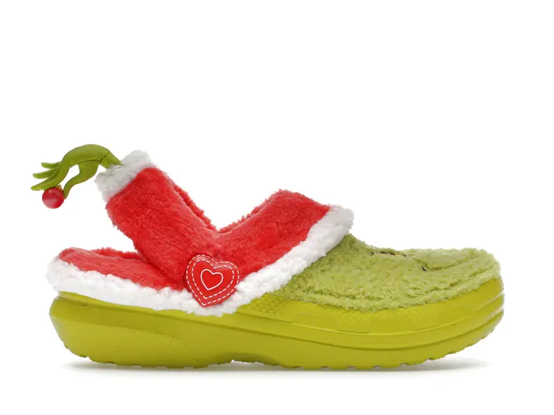 Crocs Classic Lined Clog The Grinch