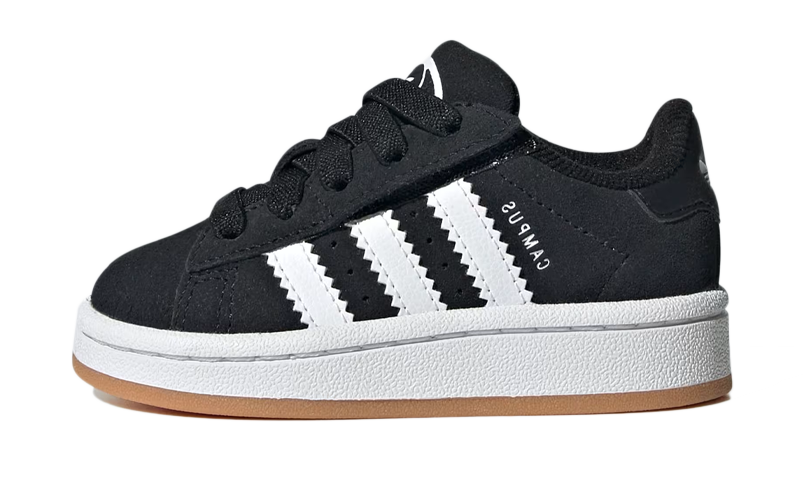 adidas Campus 00s Elastic Lace Core Black (Infants)