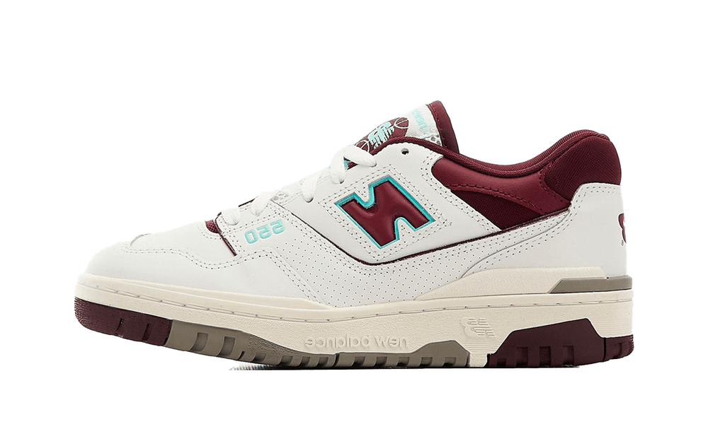 New Balance 550 Burgundy Cyan