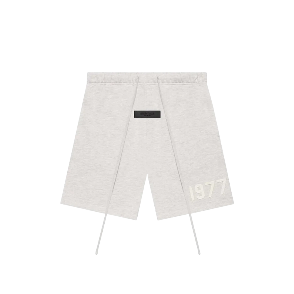 Fear of God Essentials 1977 Shorts Light Oatmeal | Buy online | WOOVIN