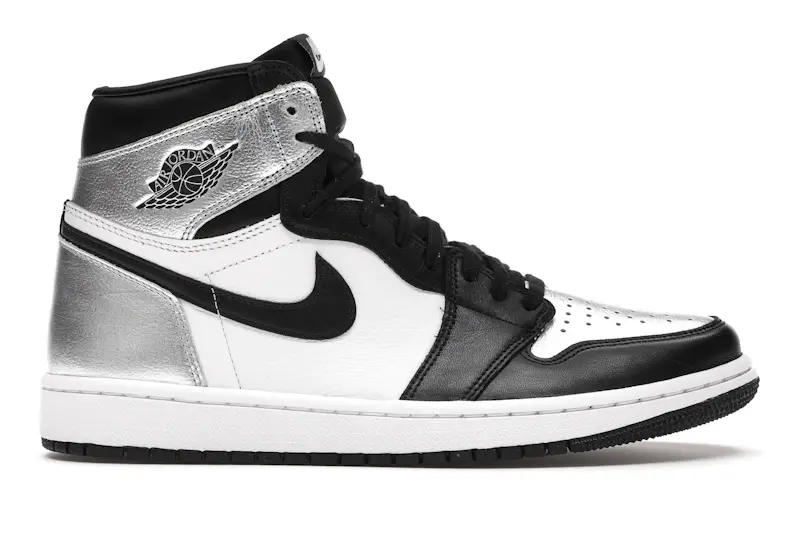 Jordan 1 Retro High Black Silver Toe (W)