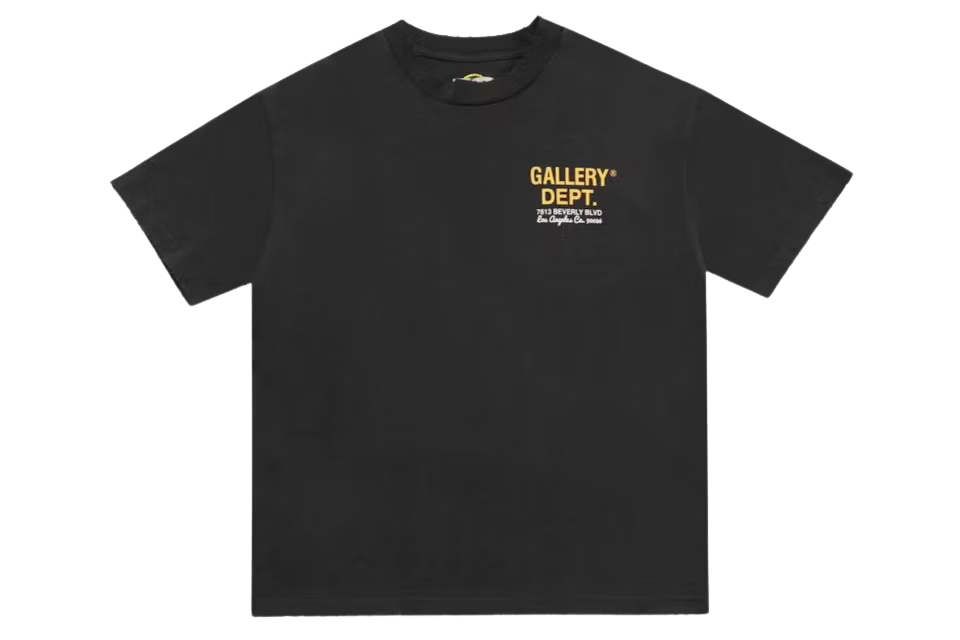 Gallery Dept. Drive Thru Boxy Fit T-shirt Black | Buy online | WOOVIN