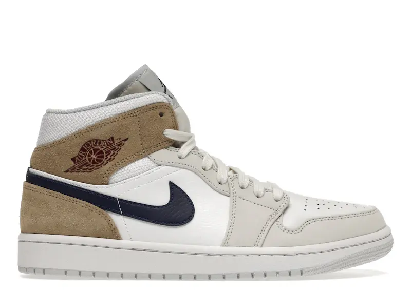 Jordan 1 Mid Tan Suede