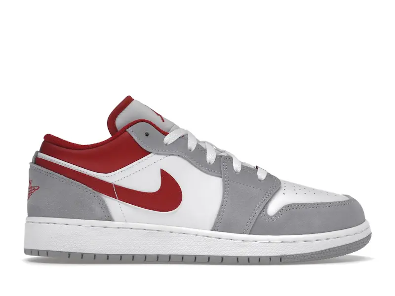 Jordan 1 Low SE Light Smoke Grey Gym Red