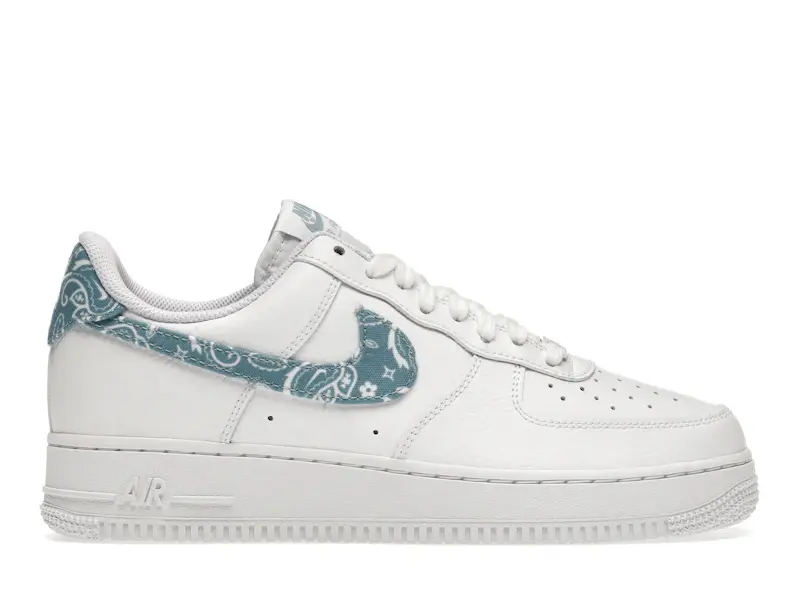 Nike Air Force 1 Low '07 Essential White Worn Blue Paisley (W)