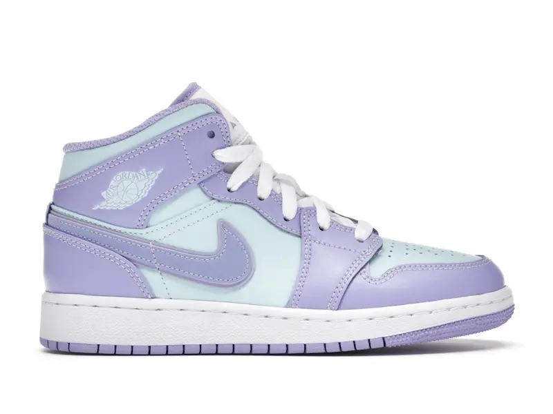 Jordan 1 Mid Purple Aqua
