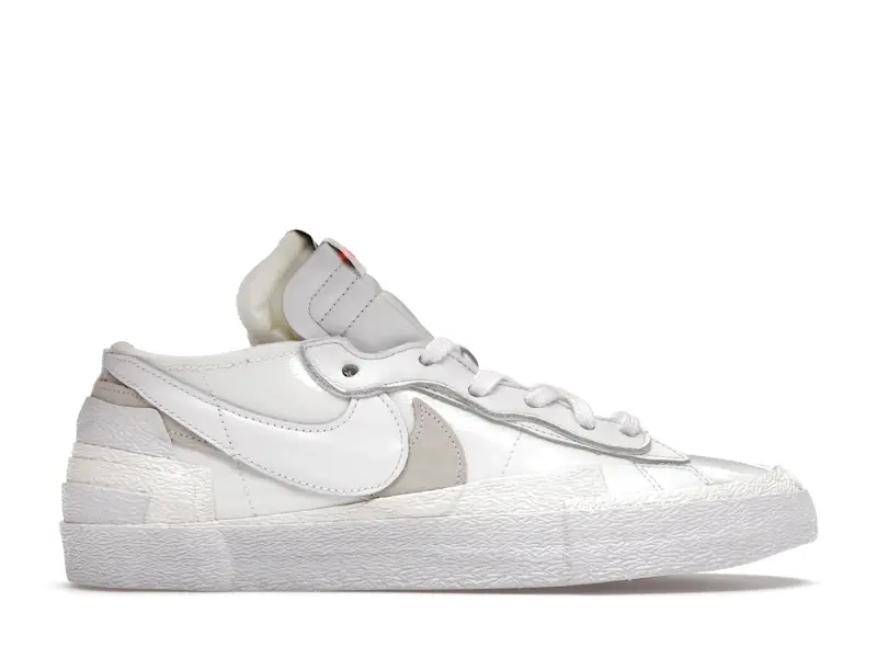 Nike Blazer Low Sacai White Patent Leather