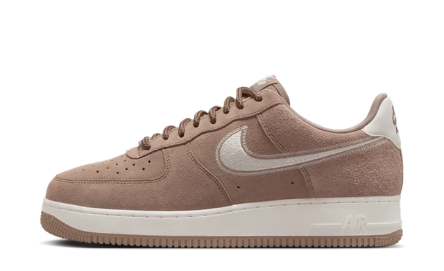 Nike Air Force 1 Low '07 LV8 Mink Brown Embroidered Swoosh