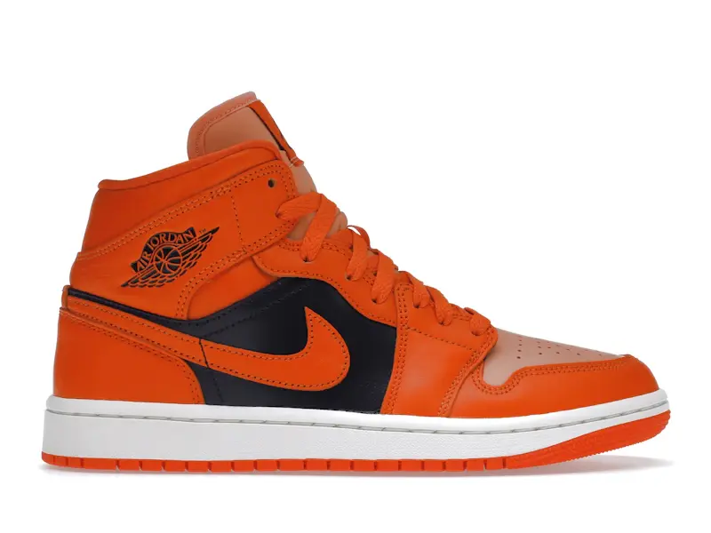 Jordan 1 Mid Orange Black (W)