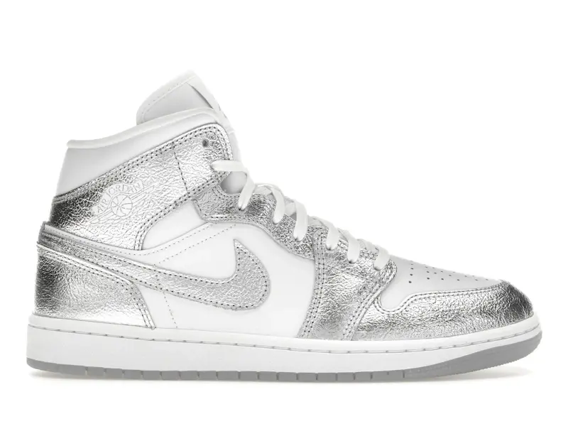 Jordan 1 Mid SE Metallic Silver (W)