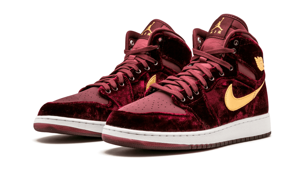 Jordan 1 Retro Heiress Night Maroon (GS) - Image 1