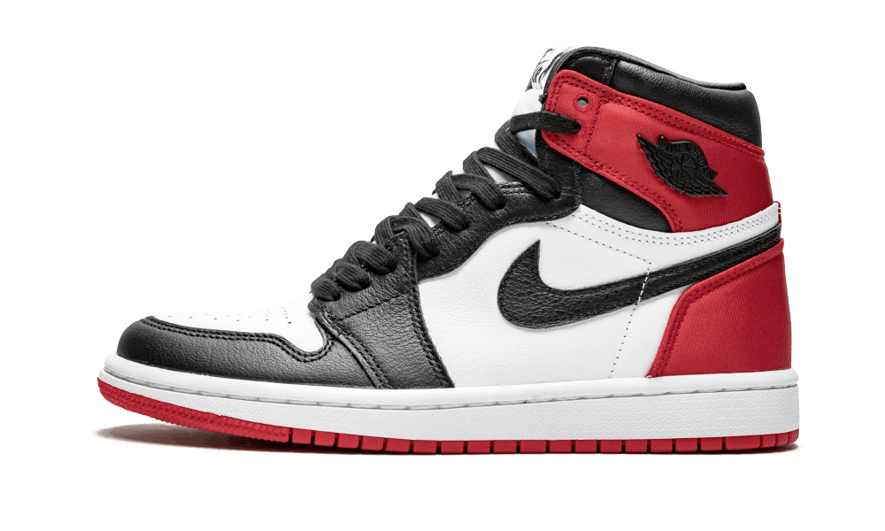Jordan 1 Retro High Satin Black Toe (W)