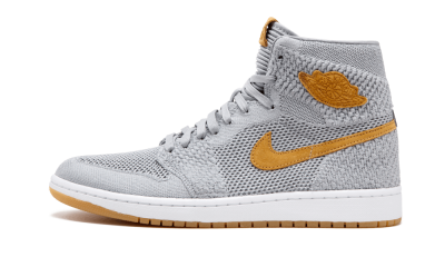Jordan 1 Retro High Flyknit Wolf Grey