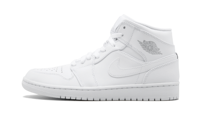 Jordan 1 Mid White/Pure Platinum