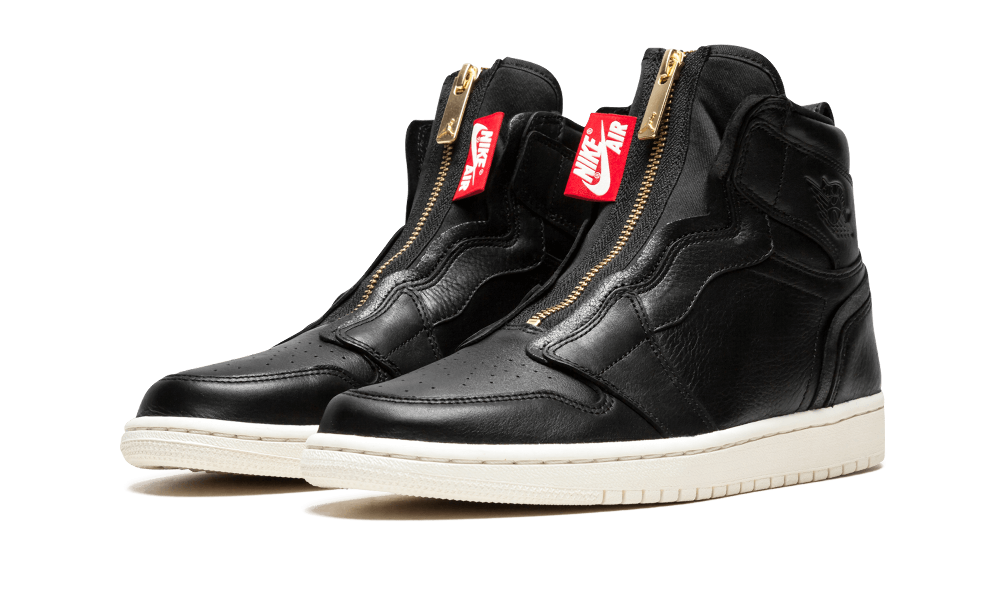 Jordan 1 Retro High Zip Black Gym Red Phantom (W) - Image 1