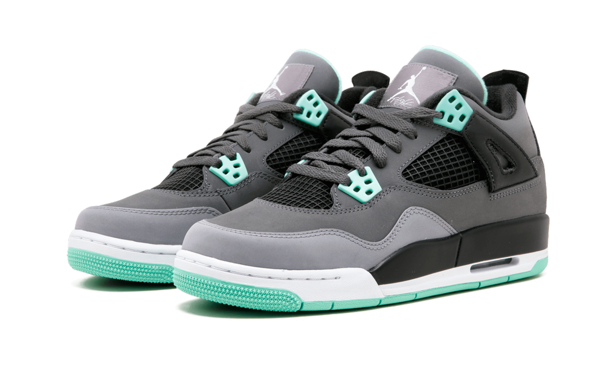 Jordan 4 Retro Green Glow (GS) - Image 1