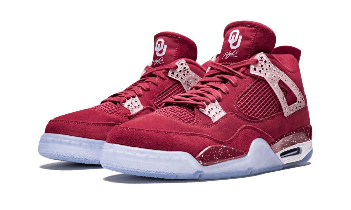 Jordan 4 Retro PE Oklahoma Sooners - Image 1