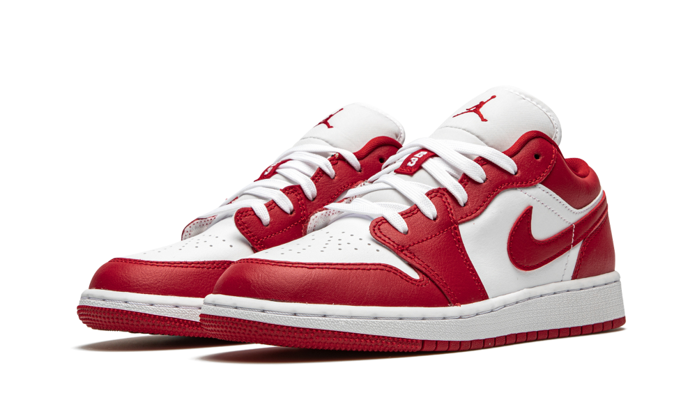 Jordan 1 Low Gym Red White (GS) - Image 1