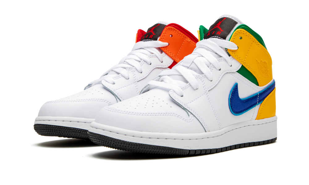 Jordan 1 Mid Alternate Multi-Color (GS) - Image 1
