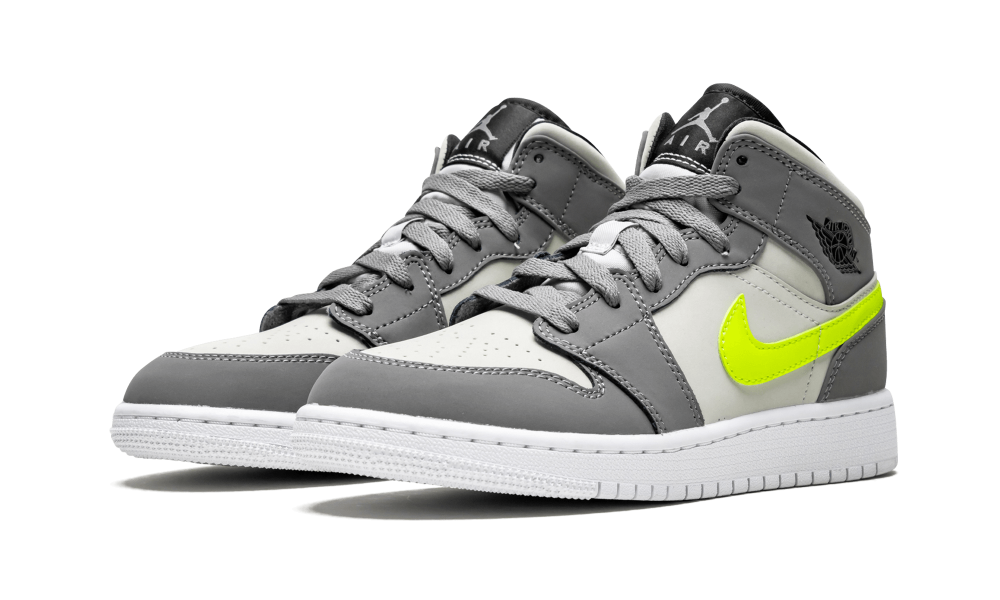 Jordan 1 Mid Gunsmoke Volt (GS) - Image 1