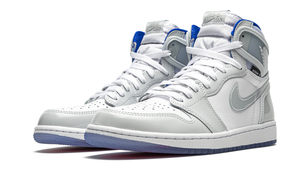 Jordan 1 Retro High Zoom White Racer Blue - Image 1