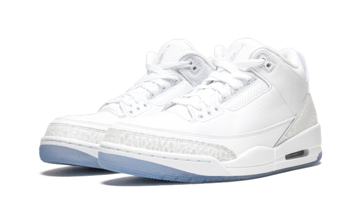 Jordan 3 Retro Pure White (2018) - Image 1
