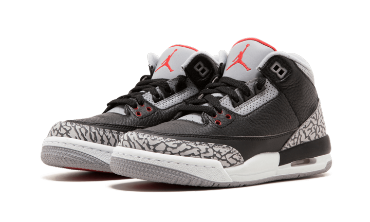 Jordan 3 Retro Black Cement 2018 (GS) - Image 1