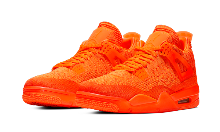 Jordan 4 Retro Flyknit Orange - Image 1