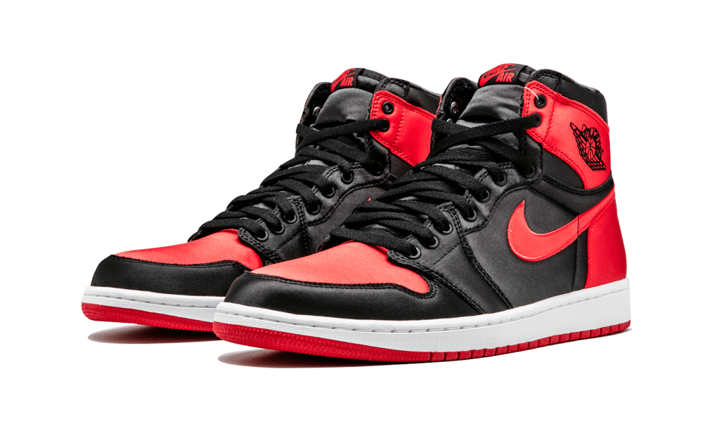 Jordan 1 Retro High Satin "Banned" - Image 1