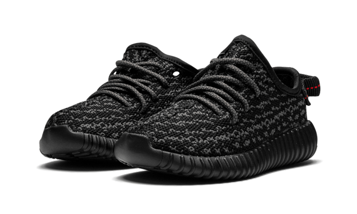 Yeezy Boost 350 Pirate Black (Infant) - Image 1