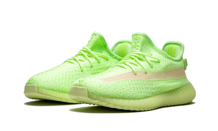 Yeezy Boost 350 V2 Glow (Kids) - Image 1