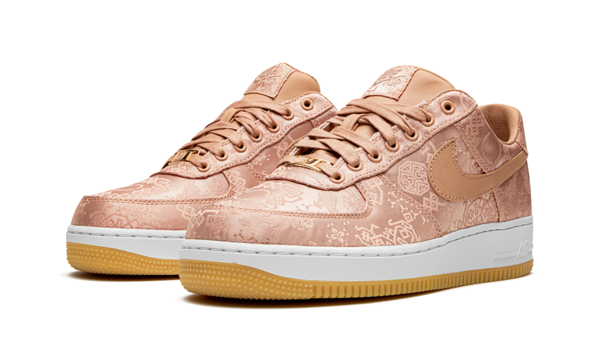Nike Air Force 1 Low Clot Rose Gold Silk (Regular Box) - Image 1