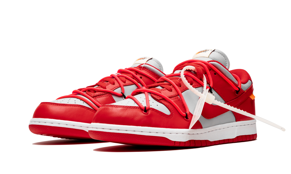 Nike Dunk Low Off-White University Red - Image 1