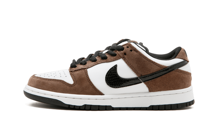 Nike SB Dunk Low White Black Trail End Brown