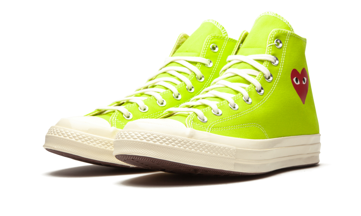 Converse Chuck Taylor All-Star 70 Hi Comme des Garcons Play Bright Green - Image 1