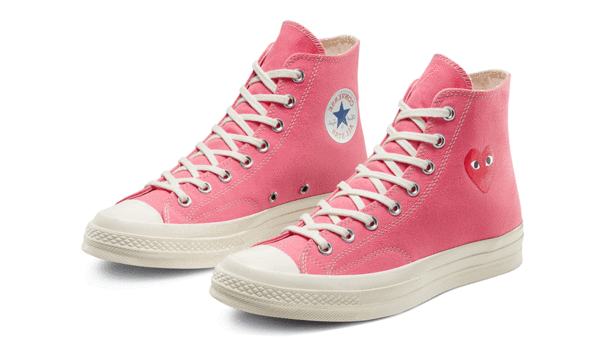 Converse Chuck Taylor All-Star 70 Hi Comme des Garcons Play Bright Pink - Image 1