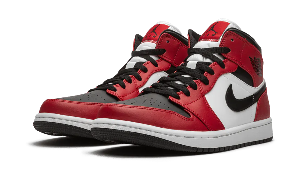 Jordan 1 Mid Chicago Toe - Image 1
