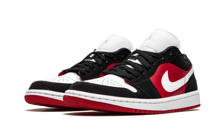 Jordan 1 Low Black White Gym Red (W) - Image 1