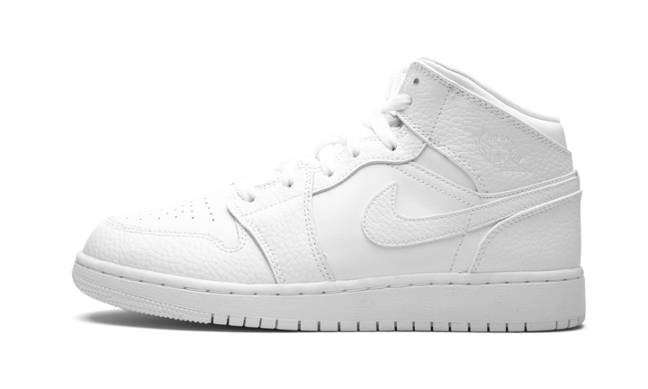 Jordan 1 Mid Triple White (GS)