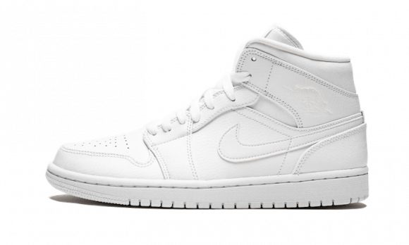 Jordan 1 Mid Triple White 2.0 (2020)