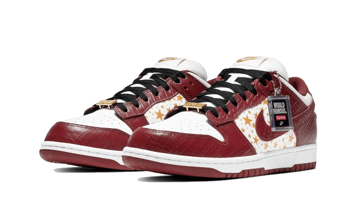 Nike SB Dunk Low Supreme Stars Barkroot Brown - Image 1