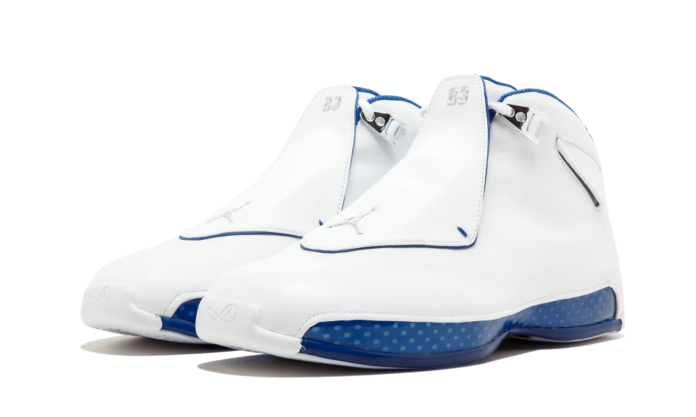 Jordan 18 Retro White Sport Royal - Image 1