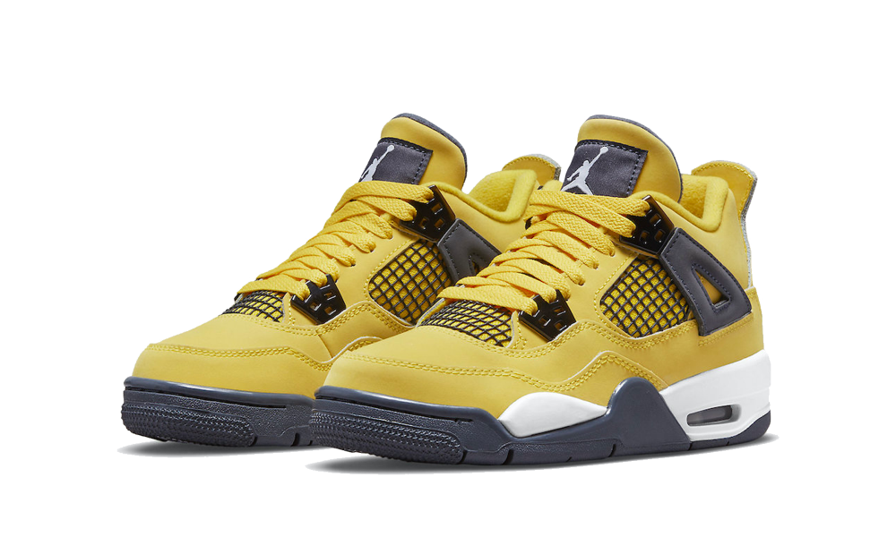 Jordan 4 Retro Lightning (2021) (GS) - Image 1