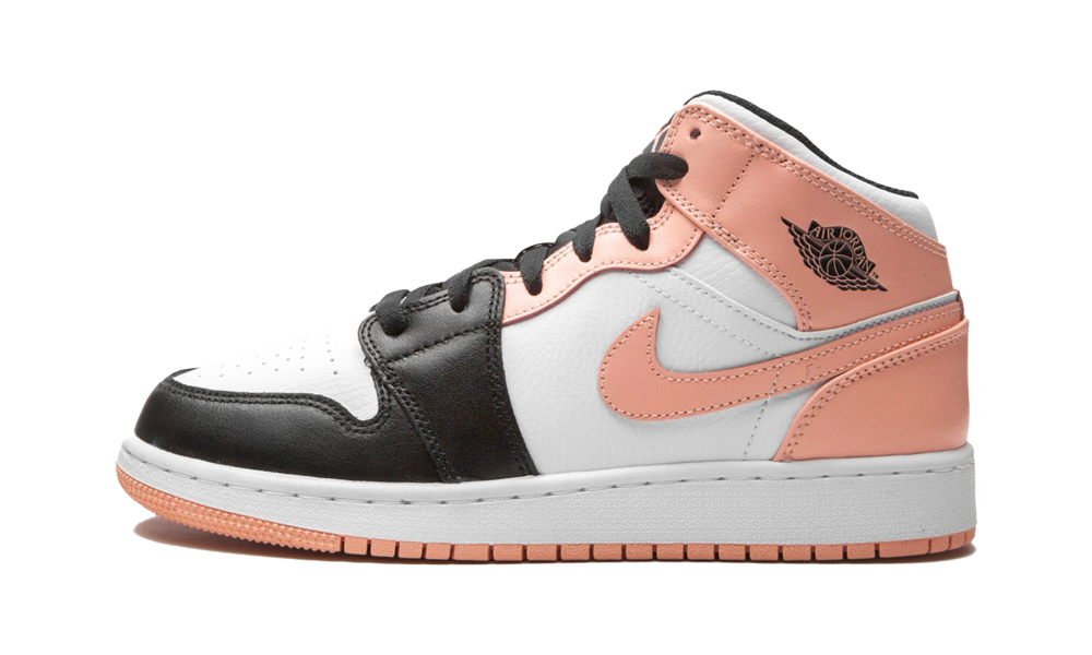 Jordan 1 Mid Arctic Orange Black Toe (GS)