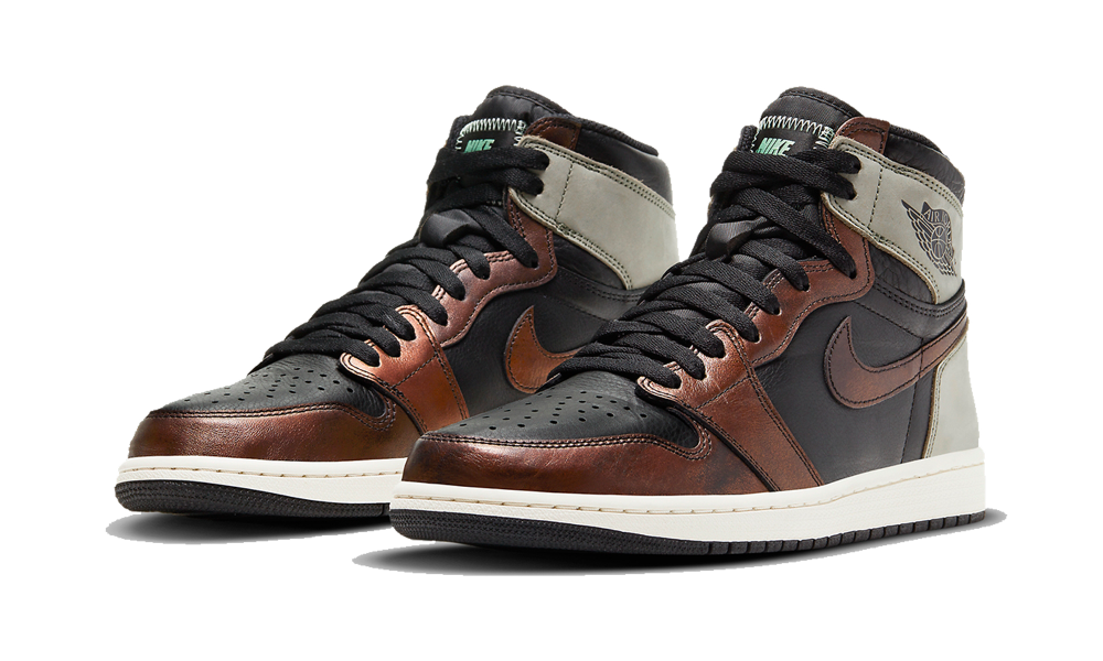 Jordan 1 Retro High Light Army Rust Shadow Patina - Image 1