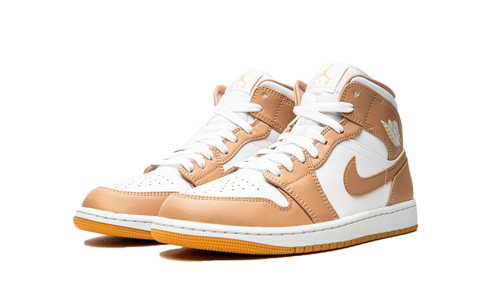 Jordan 1 Mid Tan Gum - Image 1