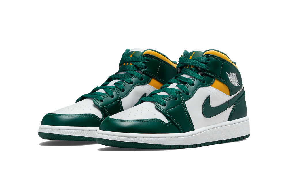 Jordan 1 Mid Sonics (2021) (GS) - Image 1