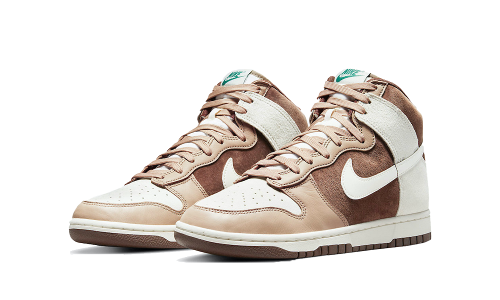 Nike Dunk High Light Chocolate - Image 1