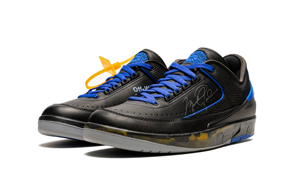Jordan 2 Retro Low SP Off-White Black Blue - Image 1