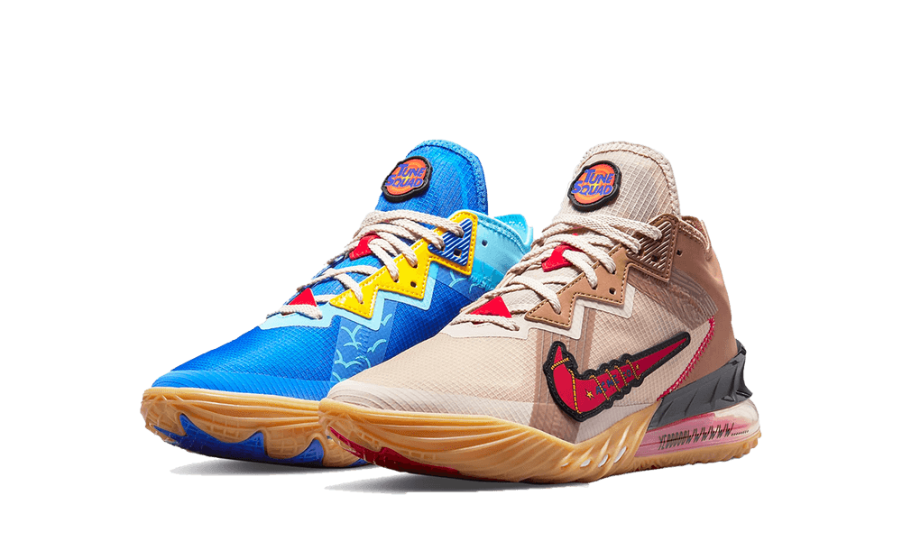 Nike LeBron 18 Low Wile E. Vs Roadrunner Space Jam (GS) - Image 1